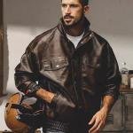 عربكو – جاكيت رجالي جلد