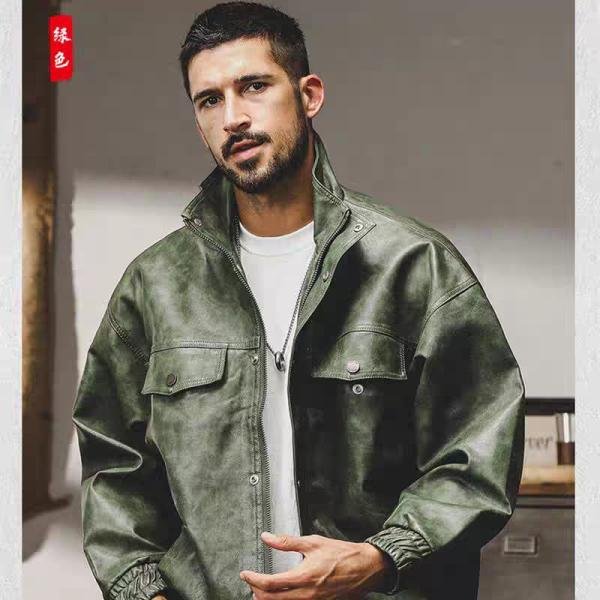 عربكو – جاكيت رجالي جلد