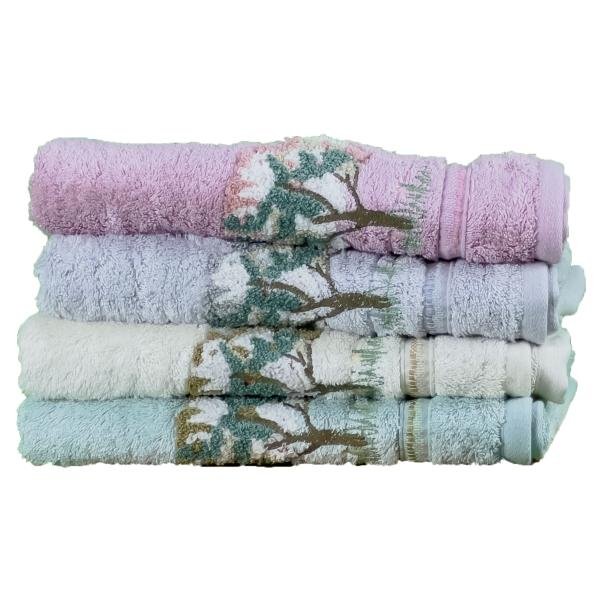 مناشف حمام فاخرة من القطن الناعم شكل شجرة