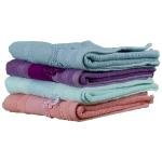 مناشف حمام فاخرة من القطن الناعم شكل مزخرف