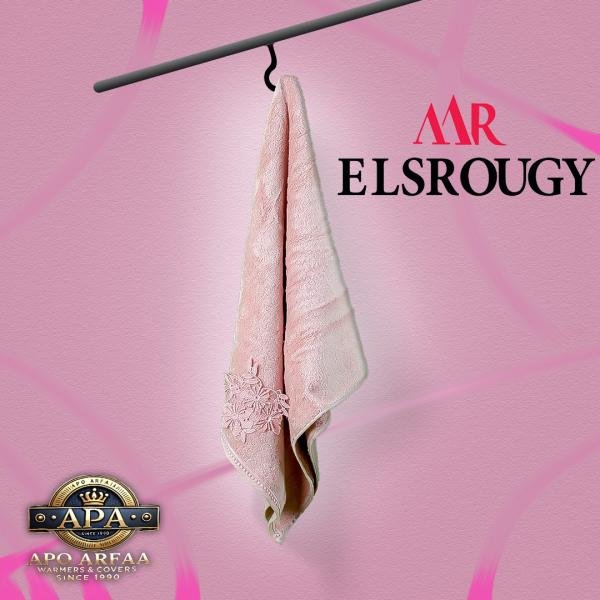 مناشف حمام فاخرة من القطن الناعم شكل وردة