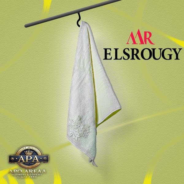 مناشف حمام فاخرة من القطن الناعم شكل وردة