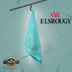 مناشف حمام فاخرة من القطن الناعم شكل ورد