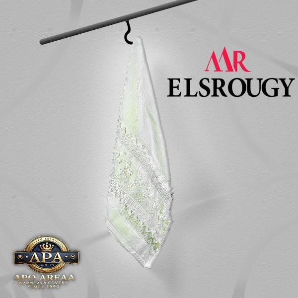 مناشف حمام فاخرة من القطن الناعم شكل ورد