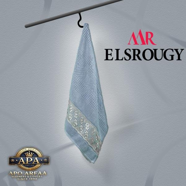 مناشف حمام فاخرة من القطن الناعم شكل ورد