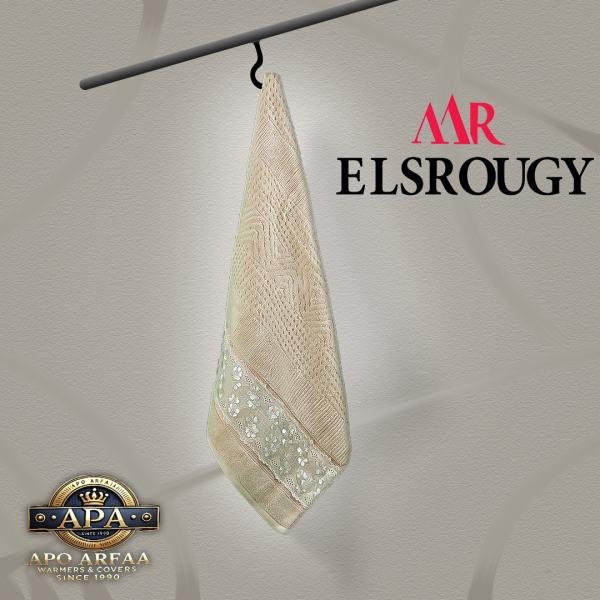 مناشف حمام فاخرة من القطن الناعم شكل ورد