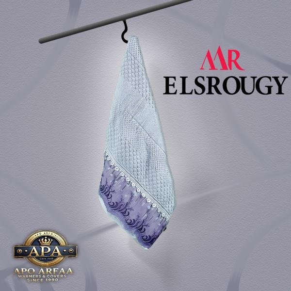 مناشف حمام فاخرة من القطن الناعم شكل وردة