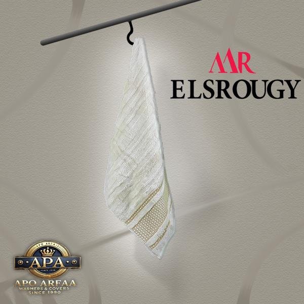 مناشف حمام فاخرة من القطن الناعم شكل مزخرف