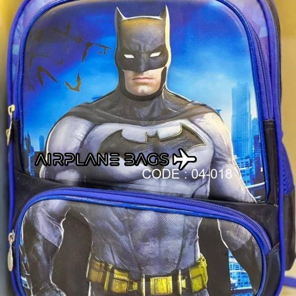 شنطة ظهر للاطفال  - شنطة مدرسية بتصميم شخصيات كرتونية ثلاثية الابعاد - خفيفة الوزن ومتينة وواسعة