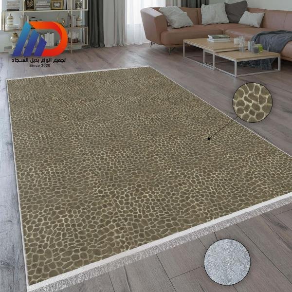 بديل سجاد وجه ناعم وضهرحبيبات مضاد للانزلاق بألوان جذابة حديثه