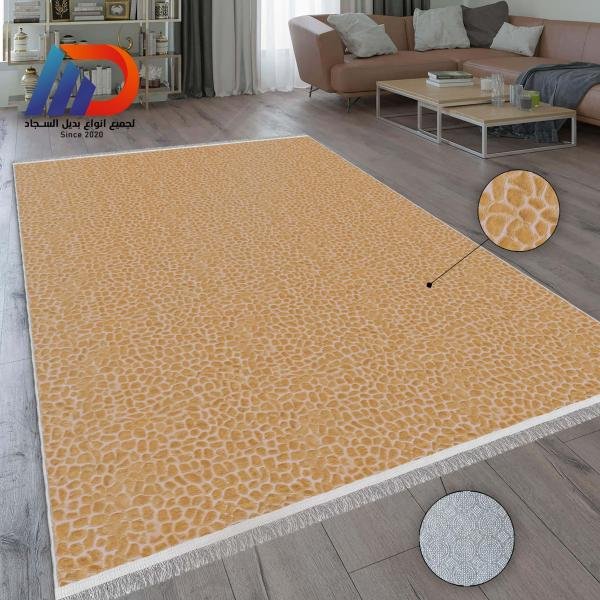 بديل سجاد وجه ناعم وضهرحبيبات مضاد للانزلاق بألوان جذابة حديثه