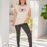 طقم بيجامة صيفي حريمي – قطن ناعمة بتصميم عصري، مريح للبيت من New Karen