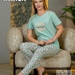 طقم بيجامة صيفي حريمي – قطن ناعمة بتصميم عصري، مريح للبيت من New Karen