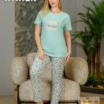 طقم بيجامة صيفي حريمي – قطن ناعمة بتصميم عصري، مريح للبيت من New Karen