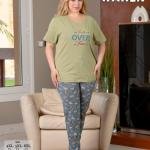 طقم بيجامة صيفي حريمي – قطن ناعمة بتصميم عصري، مريح للبيت من New Karen