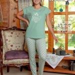 طقم بيجامة صيفي حريمي – قطن ناعمة بتصميم عصري، مريح للبيت من New Karen
