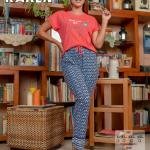 طقم بيجامة صيفي حريمي – قطن ناعمة بتصميم عصري، مريح للبيت من New Karen