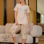 طقم بيجامة صيفي حريمي – قطن ناعمة بتصميم عصري، مريح للبيت من New Karen