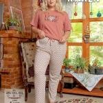 طقم بيجامة صيفي حريمي – قطن ناعمة بتصميم عصري، مريح للبيت من New Karen