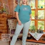 طقم بيجامة صيفي حريمي – قطن ناعمة بتصميم عصري، مريح للبيت من New Karen