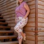 بيجامة صيفية للنساء والبنات نص كم كود K1386