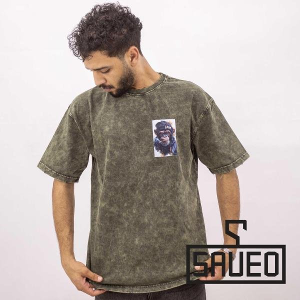 تيشيرت رجالي قطن مطبوع بتصميم مطبوع عصري – خامة مريحة وناعمة من Saveo