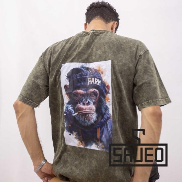 تيشيرت رجالي قطن مطبوع بتصميم مطبوع عصري – خامة مريحة وناعمة من Saveo