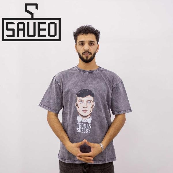 تيشيرت رجالي قطن مطبوع بتصميم مطبوع عصري – خامة مريحة وناعمة من Saveo