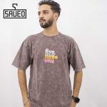 تيشيرت رجالي كاجوال قطن مطبوع  مقاسات متعددة وخامة مريحة للشباب والرجال من Saveo