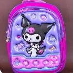 شنطة ظهر مستورد – 3 حاجز – 6 رسومات منSila