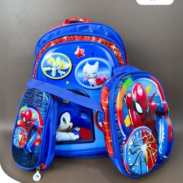 شنط أطفال طقم 3قطع مستورده وسط  3حاجذ من Sila