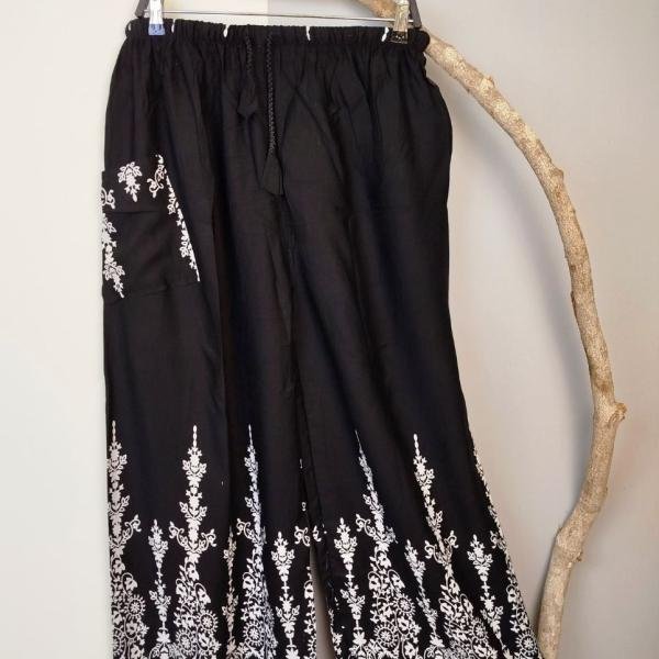 بنطلون فسكوز مشجر رجل الفيل