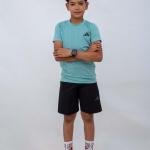 طقم تيشرت مع شورت رياضي للرجال والاطفال